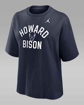Женская футболка Nike College (Howard University) Boxy