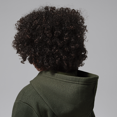 Conjunto de 2 piezas con sudadera con gorro de cierre completo para niños talla pequeña Jordan Brooklyn Fleece