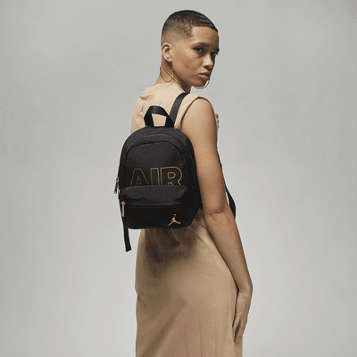Jordan Black and Gold Backpack Medium Backpack