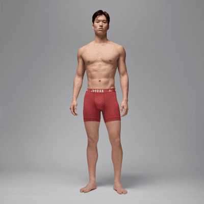 Jordan Men's Flight Cotton Core Boxer Briefs (3-Pack)
