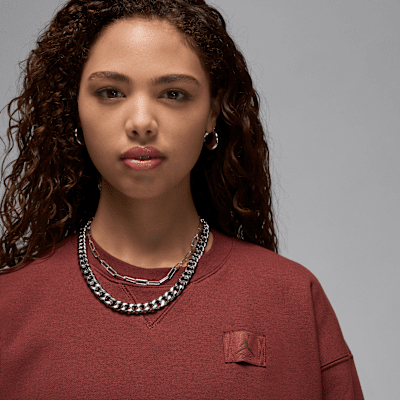 Sudadera de cuello redondo para mujer Jordan Flight Fleece