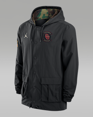 Мужская куртка Oklahoma Jordan Brand Full-Snap Hooded Military