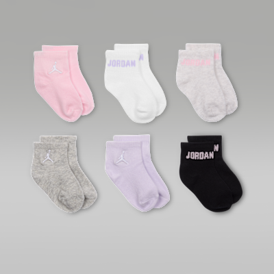 Jordan Everyday Essentials Baby/Toddler Ankle Socks (6 Pairs)