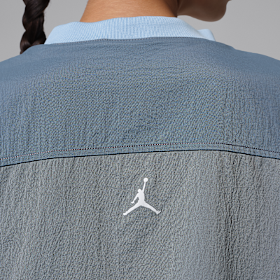 Sudadera sin cierre Jordan Brooklyn de manga larga de tejido Woven con gráfico para mujer