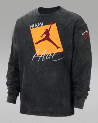 Nike Men's Miami Heat White Max 90 T-Shirt, Medium