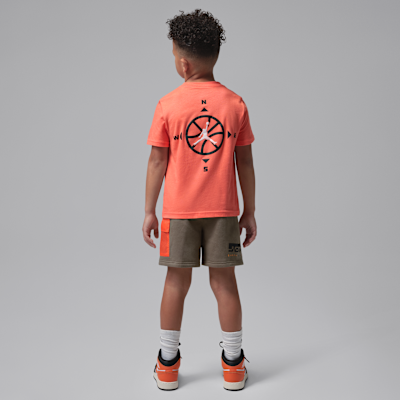 Jordan Little Kids' Hike Mike 2-Piece Graphic Fleece Shorts Set