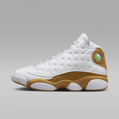 Jordan 13 white cheap and gold