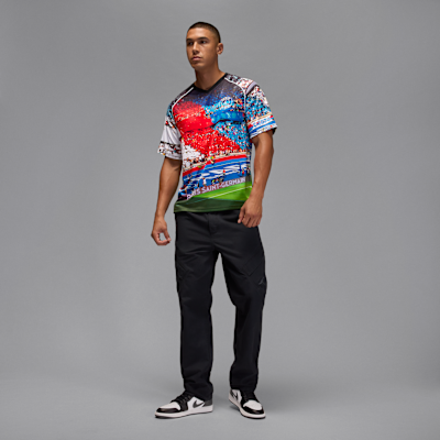 Playera de tela de punto para hombre del Paris Saint-Germain