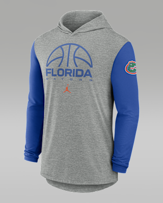 Мужская футболка Florida Basketball Jordan Brand Dri-FIT College Long-Sleeve Hooded для баскетбола