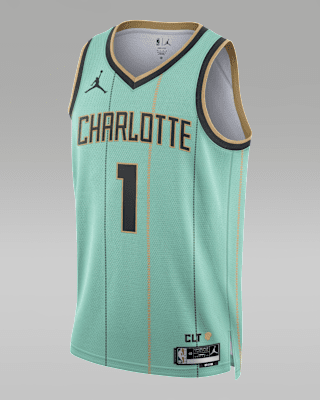 Мужские джерси LaMelo Ball Charlotte Hornets 2024/25 City Edition Jordan Dri-FIT NBA Swingman Jersey