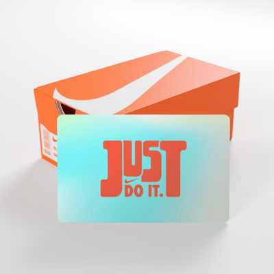 Nike Gift Card Mailed in a Mini Nike Shoebox