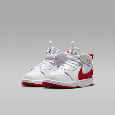 Tenis para niños de preescolar Jordan 1 Mid RM EasyOn