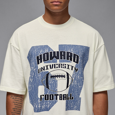 Jordan Flight Essentials x Howard University Men's Oversized T-Shirt