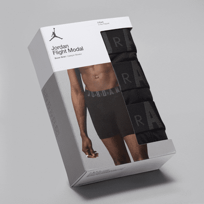 Ropa interior Flight Modal para hombre (paquete de 3) Jordan