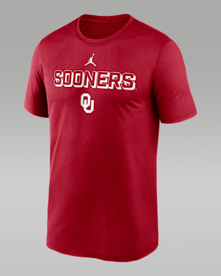 Мужская футболка Oklahoma Sideline Legend Jordan Brand Dri-FIT College