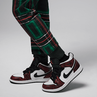 Pants de tejido Fleece para días festivos para niños talla pequeña Jordan Brooklyn Essentials