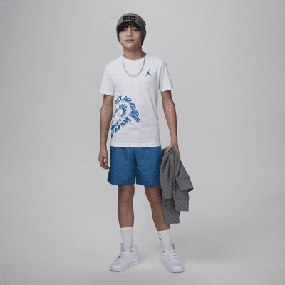 Jordan Warped Galaxy Big Kids' Graphic T-Shirt