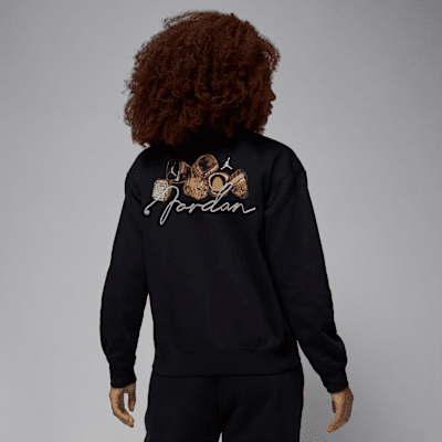 Sudadera de cuello redondo para mujer Jordan Brooklyn Fleece