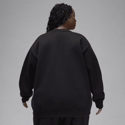 Sudadera con cuello redondo para mujer (talla grande) Jordan Flight Fleece