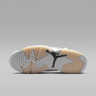 Tenis para hombre Air Jordan 6 Retro x Paris Saint-Germain "Metallic Silver"