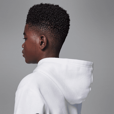 Sudadera con gorro sin cierre de tejido Fleece para niños talla grande Jordan MVP