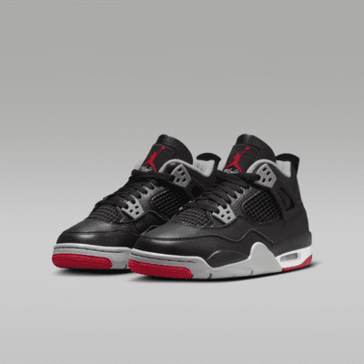 Calzado para niños grandes Air Jordan 4 Retro "Bred Reimagined"