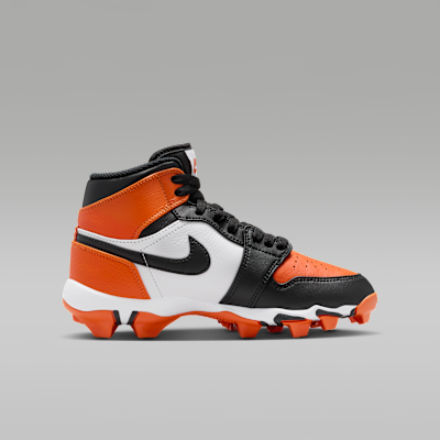 Jordan 1 Mid Little/Big Kids' Cleats