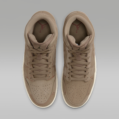 Jordan Air Jordan 1 Mid SE Craft Erkek Ayakkabısı görsel 4