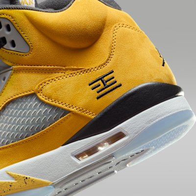 Air Jordan 5 Retro "Varsity Maize and Wolf Grey" Men's Shoes