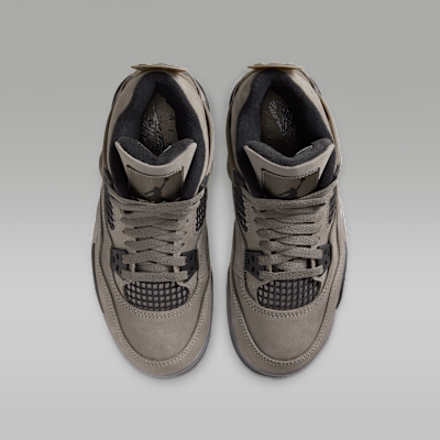 Air Jordan 4 Retro "Cave Stone and Black" Big Kids' Shoes