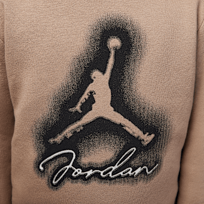 Dwuczęściowy zestaw z dzianinową bluzą z kapturem dla maluchów Jordan MVP