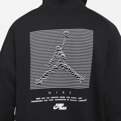 Sudadera con gorro sin cierre de tejido Fleece para hombre Jordan Jumpman