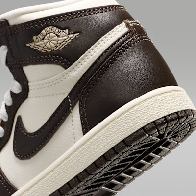 Jordan 1 Retro High OG "Baroque Brown and Sail" Little Kids' Shoes