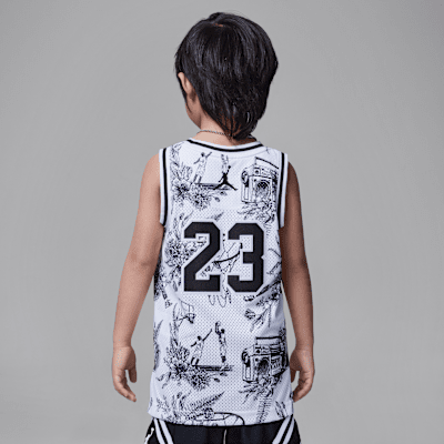Jersey estampado para niños talla pequeña Jordan 23