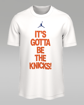 Мужская футболка "It's Gotta Be The Knicks" 2025-26 NBA Championship Tee Jordan