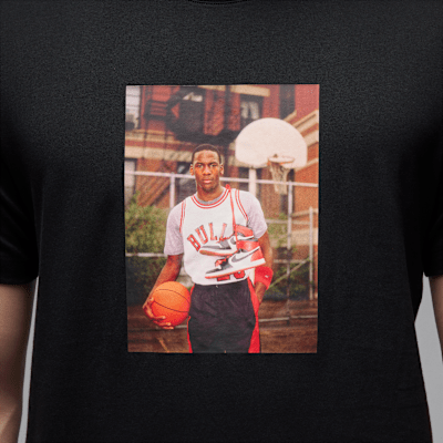 T-shirt com fotografia Jordan Brand para homem
