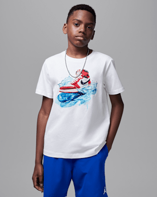 Детская футболка Jordan Big Kids' AJ1 Wave
