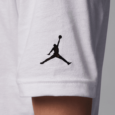 T-Shirt με κεντημένο λογότυπο Jordan για μεγάλα παιδιά