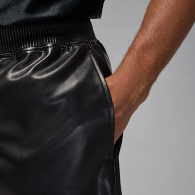 Air Jordan Men's Faux Leather Shorts