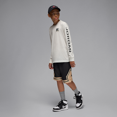 Jordan Essentials Big Kids' Baseline Long Sleeve T-Shirt