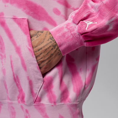 Jordan Brooklyn Fleece Batik Boyalı Kapüşonlu Erkek Festival Sweatshirt'ü görsel 5