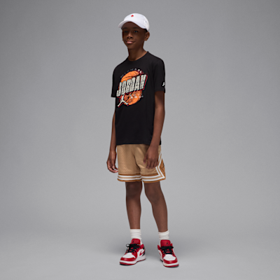 Jordan Big Kids' Distressed Chrome T-Shirt