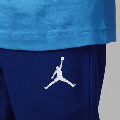 Jordan Lil' Champ Printed Long Sleeve Tee and Pants Set Toddler 2-Piece Set