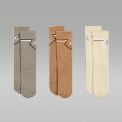 Calcetas Diamond para niños talla grande Jordan (3 pares)