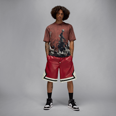 Air Jordan Men's Vegan Leather Shorts
