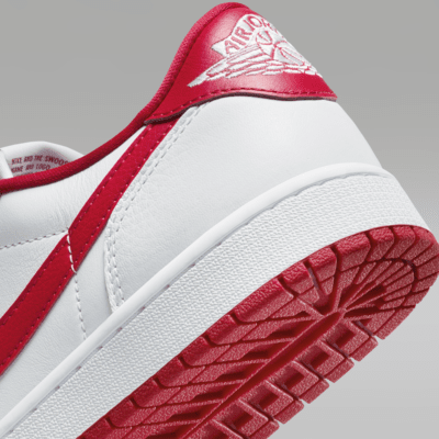 Air Jordan 1 Low OG 'White/Red' Men's Shoes