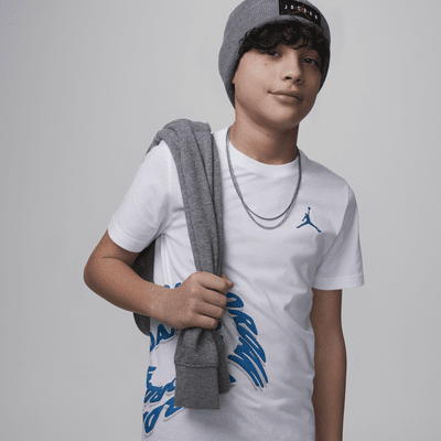 Jordan Warped Galaxy Big Kids' Graphic T-Shirt