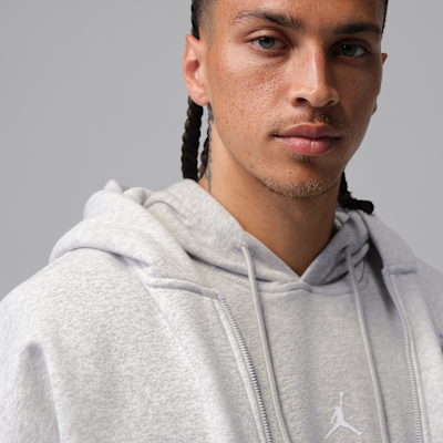 Jordan Brooklyn Tam Boy Fermuarlı Bol Kesimli Fleece Erkek Sweatshirt'ü görsel 3