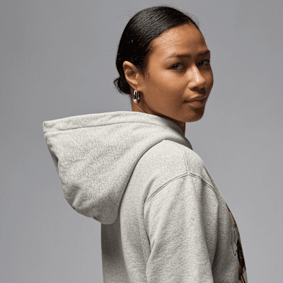 Sudadera con gorro sin cierre con gráfico para hombre Jordan Flight Fleece