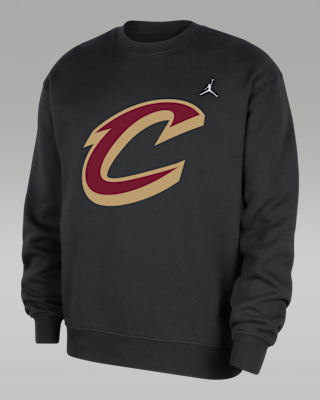 Мужской свитшот Cleveland Cavaliers Statement Essentials Jordan NBA Fleece Crew-Neck